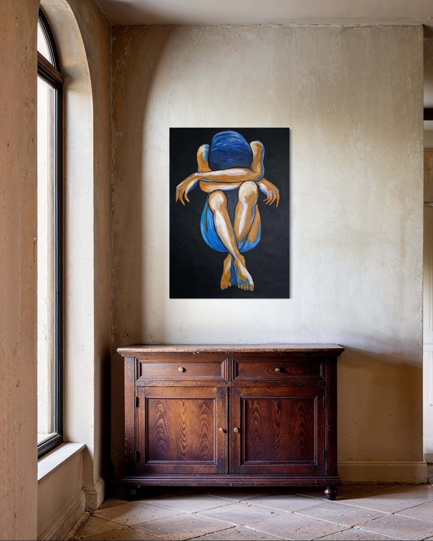 Female body painting