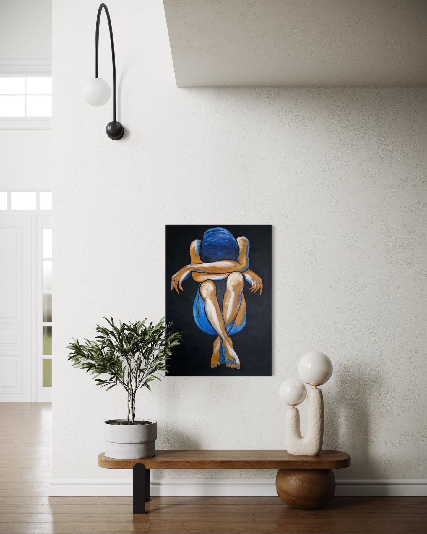 Female body painting