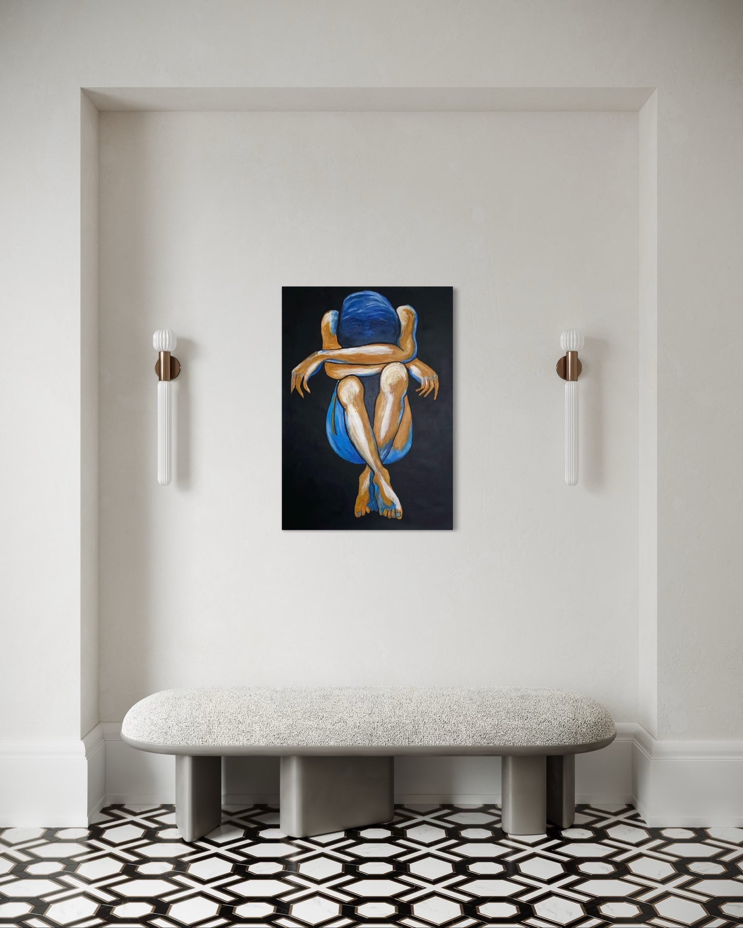 Female body painting