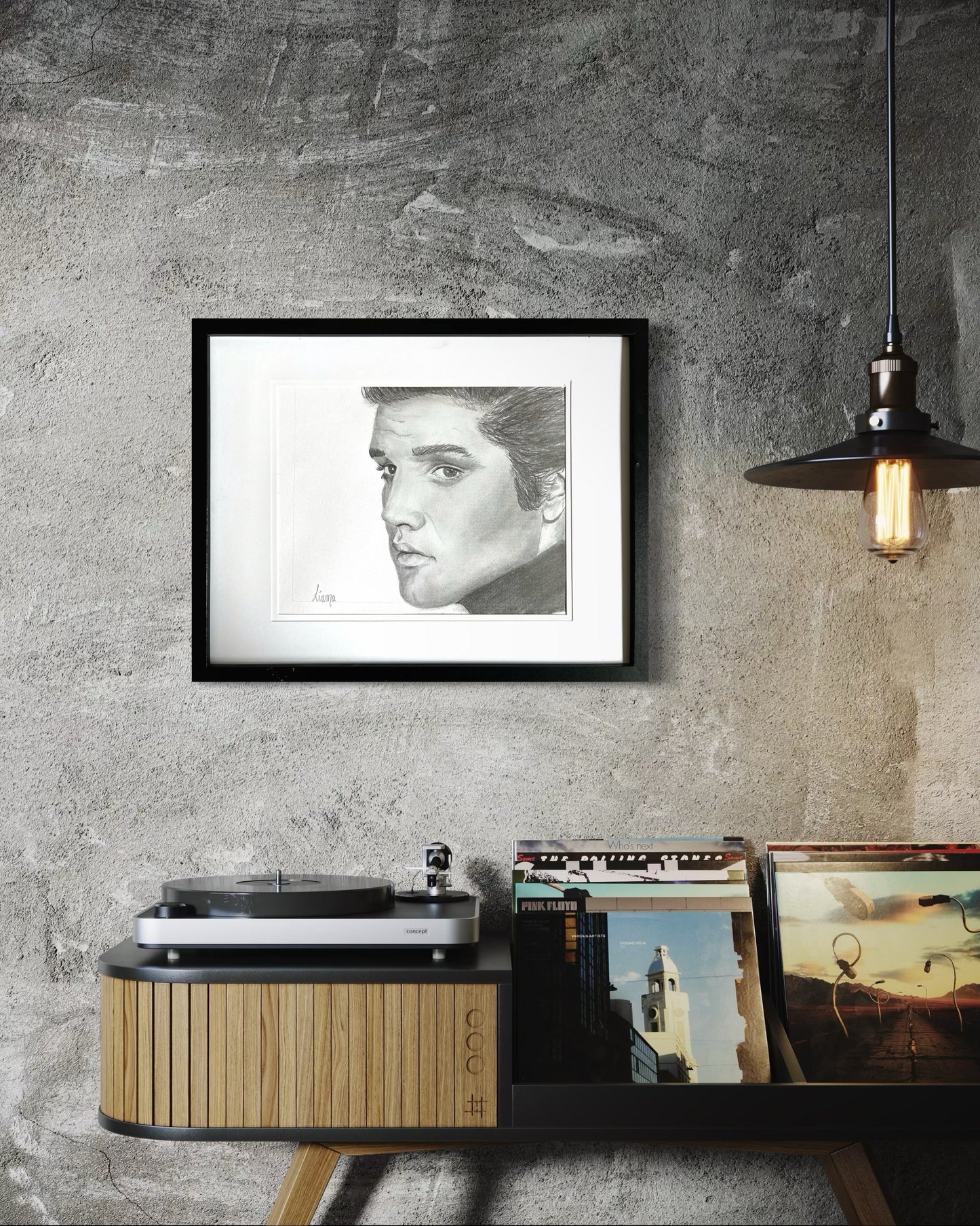 Elvis Presley framed print