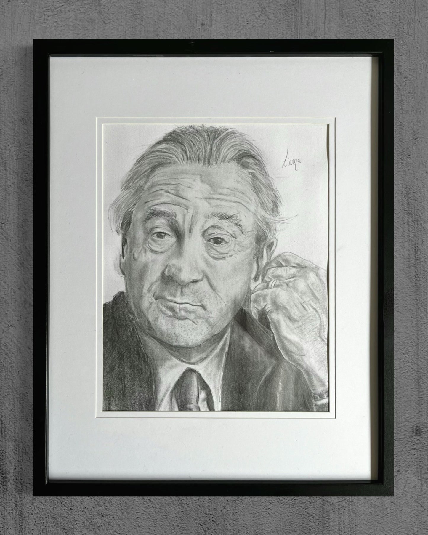 Robert De Niro framed original drawing