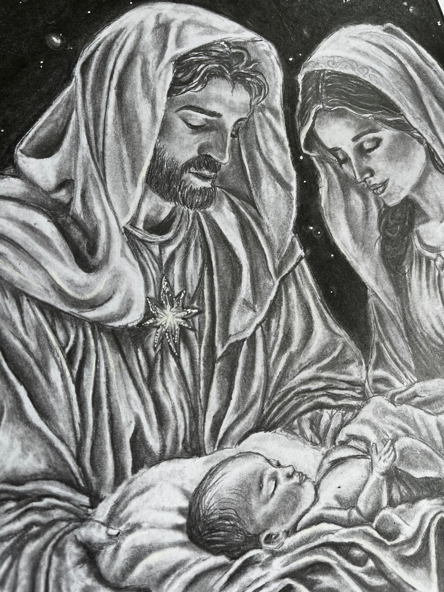 Holy family framed print (Christmas special)