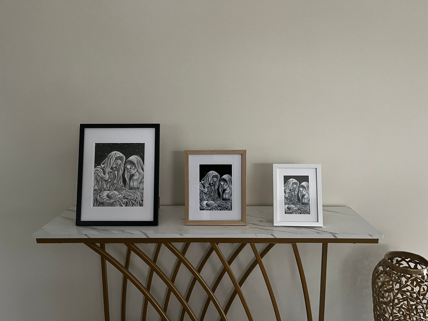 Holy family framed print (Christmas special)