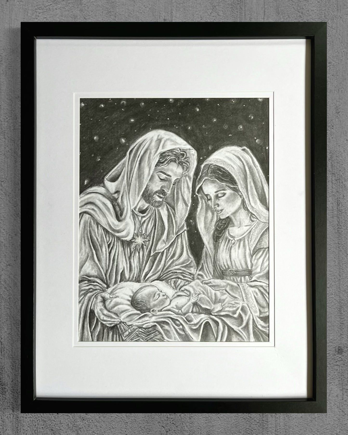 Holy family framed print (Christmas special)